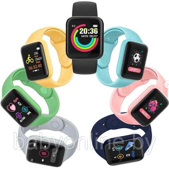 Умные часы Macaron Color Smart Watch цвет белый арт Y67 - фото 1 - id-p212979515