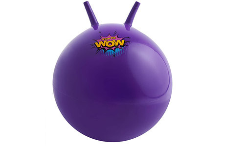 Мяч гимнастический с рожками STARFIT 55 см, 650 гр, антивзрыв, фиолетовый , GB-411-PU - фото 1 - id-p212979692