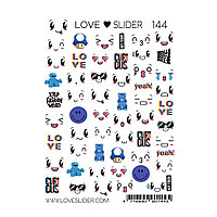 Слайдер Crazy Shine Nails mini LOVE SLIDER 144 (7x10)