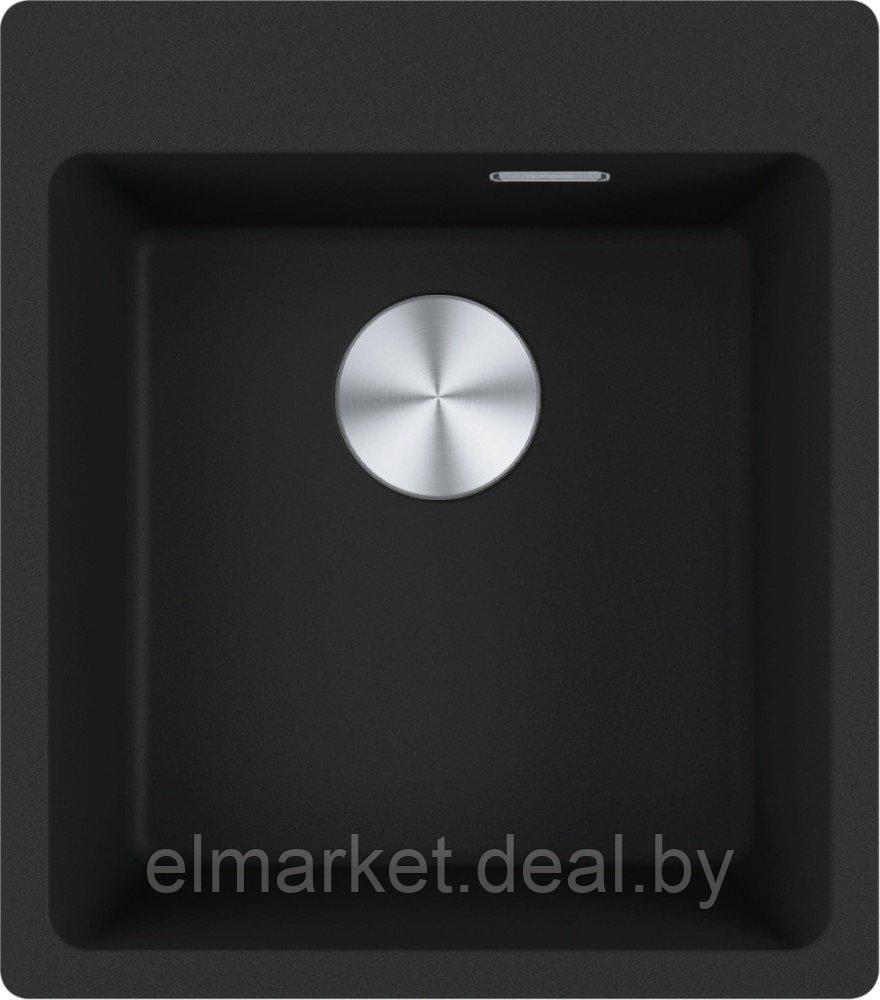 Мойка Franke MRG 610-39 FTL Черный матовый ВЕНТИЛЬ-АВТОМАТ в комплекте, выпуск 3,5, скрытый перелив в чаше - фото 1 - id-p212982736