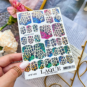 Пленки LAQUE NAIL WRAPS PEDICURE FOIL №3