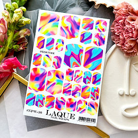 Пленки LAQUE NAIL WRAPS PEDICURE №10