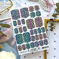 Пленки LAQUE NAIL WRAPS PEDICURE №13