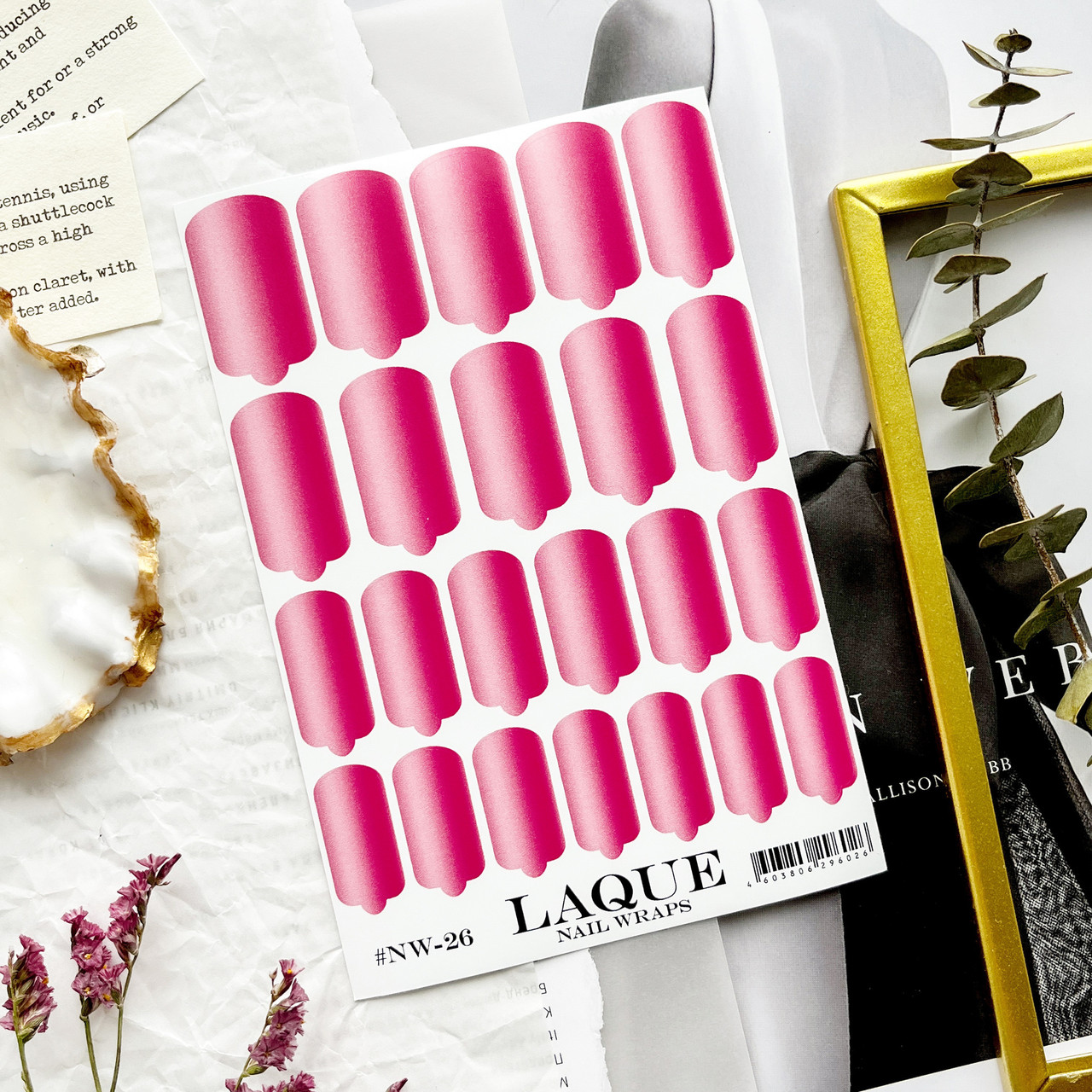 Пленки LAQUE NAIL WRAPS №26