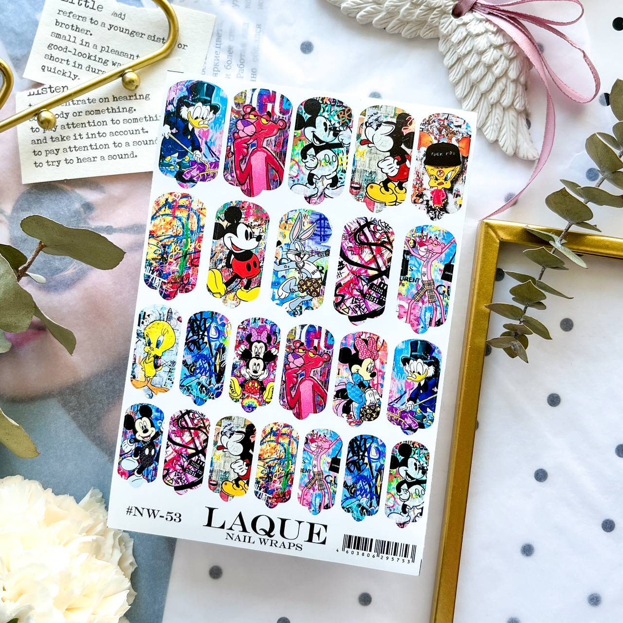 Пленки LAQUE NAIL WRAPS №53