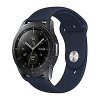 Силиконовый ремешок KST Sport 20mm темно-синий для Samsung Watch 3 41mm / Active 2 40mm / Huawei Watch GT2