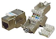 Модуль Keystone RJ45, Cat.6, STP, 180 градусов