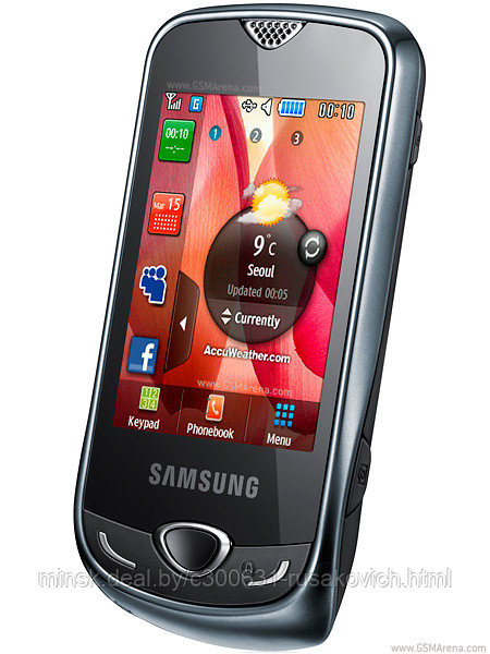 Замена стекла сенсора тачскрина SAMSUNG S3370 черный/белый
