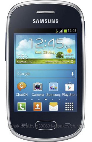 Замена стекла сенсора тачскрина SAMSUNG S5282 черный/белый (оригинал)