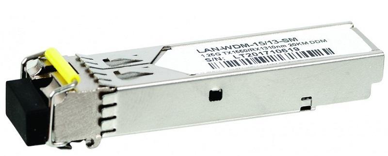 Трансивер Модуль SFP WDM 1.25G, 1550nm / 1310nm, 20 km, LC, DDM, Cisco - фото 1 - id-p212708675