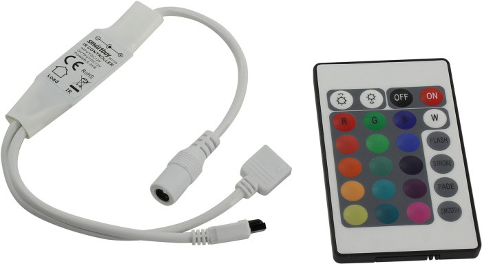 Контроллер Smartbuy SBL-RGB-Mini LED color controller (DC12В ПДУ) - фото 1 - id-p212734235