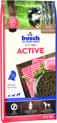 Сухой корм для собак Bosch Petfood Active - фото 1 - id-p213021857