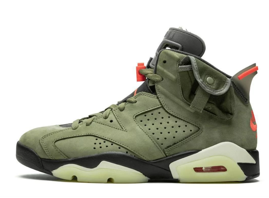 Баскетбольные кроссовки NIKE AIR JORDAN 6 RETRO SP TRAVIS SCOTT - фото 3 - id-p213038345