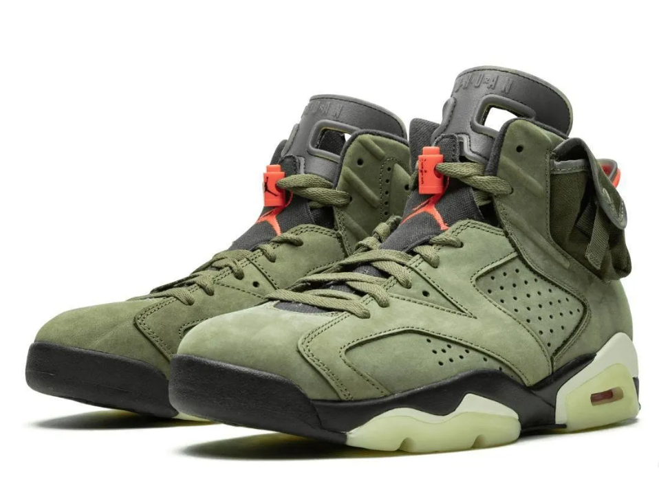 Баскетбольные кроссовки NIKE AIR JORDAN 6 RETRO SP TRAVIS SCOTT - фото 4 - id-p213038345