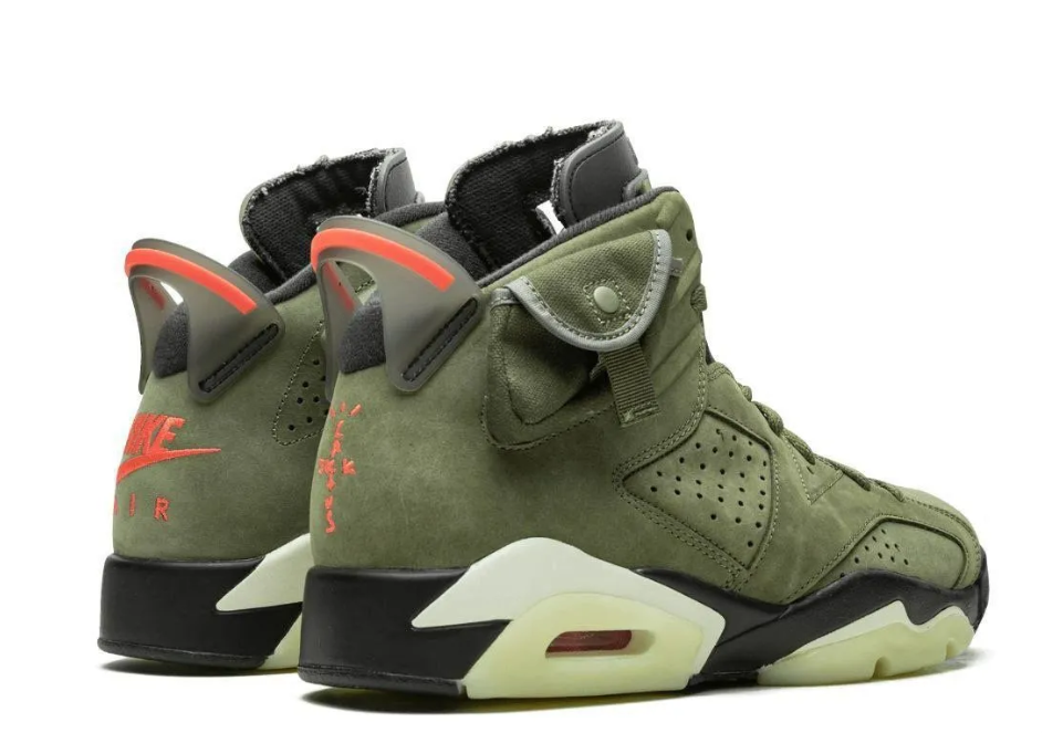 Баскетбольные кроссовки NIKE AIR JORDAN 6 RETRO SP TRAVIS SCOTT - фото 6 - id-p213038345