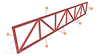 Металлические фермы для навесов