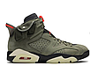 Баскетбольные кроссовки NIKE AIR JORDAN 6 RETRO SP TRAVIS SCOTT, фото 5