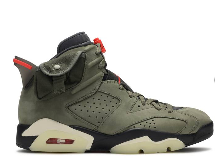 Баскетбольные кроссовки NIKE AIR JORDAN 6 RETRO SP TRAVIS SCOTT - фото 5 - id-p213045582