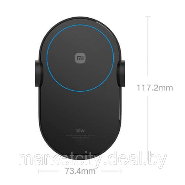 Держатель с беспроводной зарядкой Xiaomi Wireless Car Charger 30W(W03ZM) - фото 7 - id-p213056976