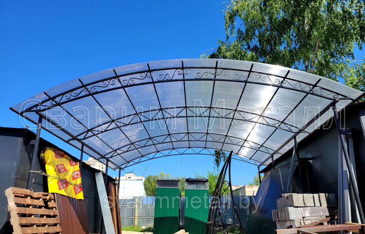 Изготовление металлических навесов