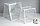Пакет прозрачный квадратный Кант 250х220х250 мм белый, фото 3