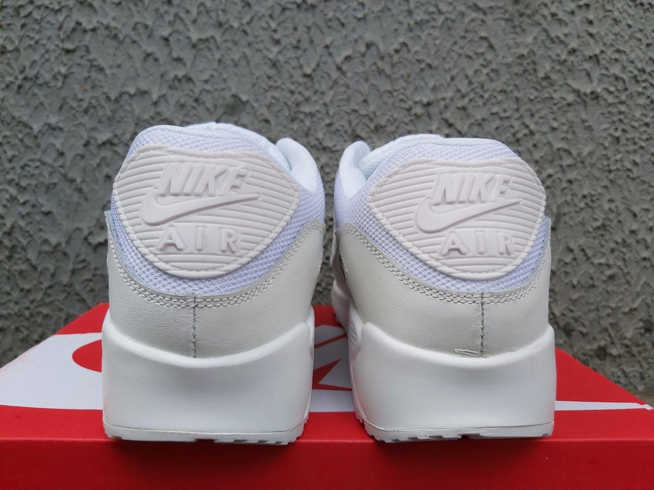 Nike Air Max 90 Leather White - фото 5 - id-p106147741