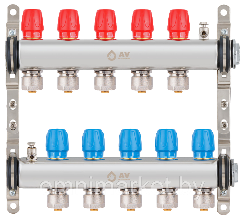 Коллекторная группа AVE135 5 выходов AV ENGINEERING (AVE13500105)