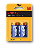 KODAK MAX SUPER ALKALINE LR14 2BL