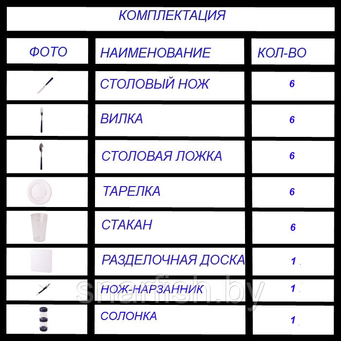 Набор для пикника "Арктика" 4100-6 22 литра. - фото 4 - id-p30321641