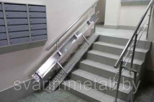 Пандус на лестницу, из металла - фото 9 - id-p213073449