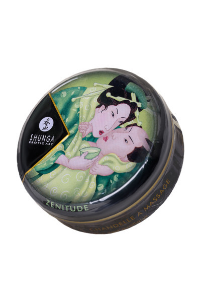 Массажное аромамасло Shunga Zenitude с ароматом зелёного чая, 30 мл - фото 3 - id-p213073565