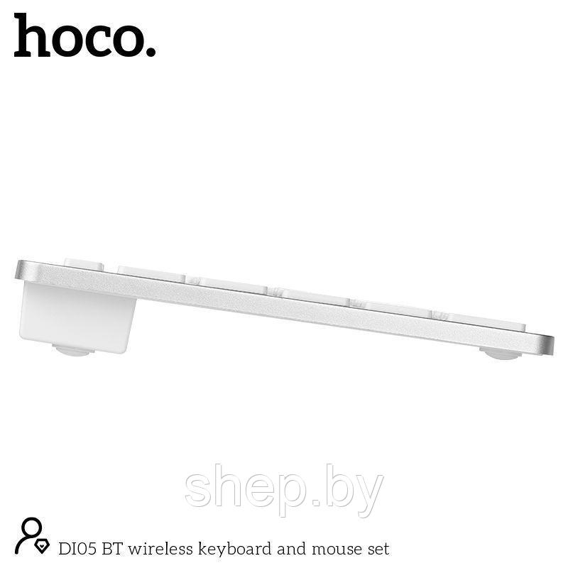 Клавиатура беспроводная для ноутбука, планшета Hoco DI05 цвет: белый NEW!!! - фото 4 - id-p213080600