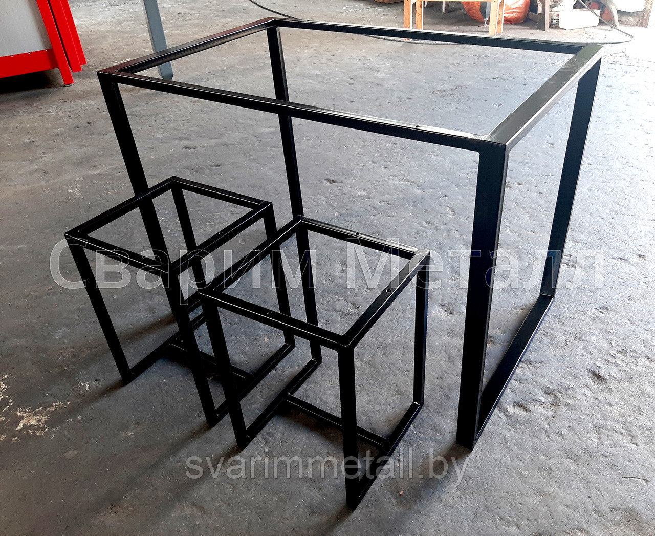 Изготовление металлических каркасов для мебели лофт (LOFT), под заказ - фото 3 - id-p213083027