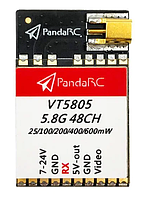 Видеопередатчик PandaRC VT5805 5,8Ghz 48CH 25/100/200/400/600mW (MMCX)