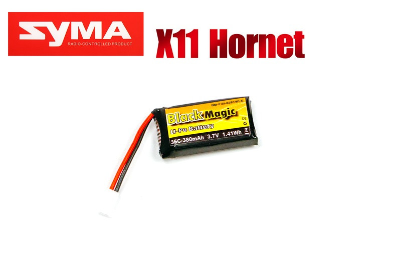 LiPo 3,7В(1S) 380mAh 30C Soft Case Molex plug (for Syma X11) - фото 1 - id-p213084912