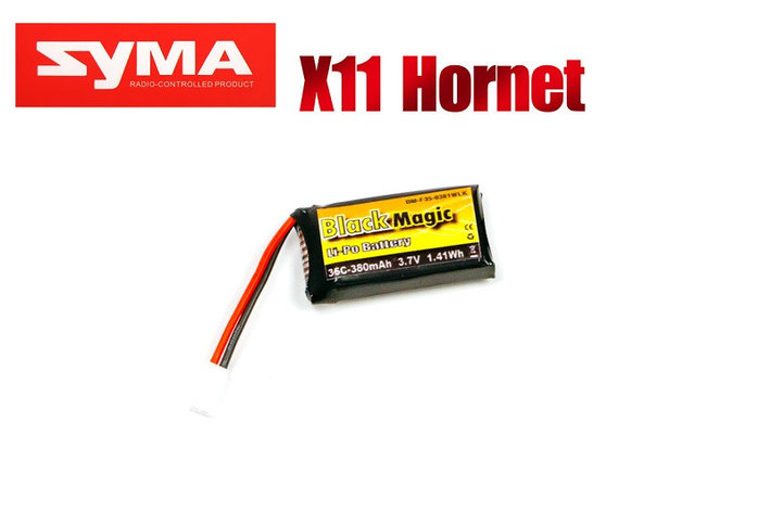 LiPo 3,7В(1S) 380mAh 30C Soft Case Molex plug (for Syma X11), фото 2