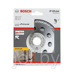 Алмазная чашка 125х22 мм универс. однорядная TURBO STANDARD FOR UNIVERSAL BOSCH 2608601574, фото 2