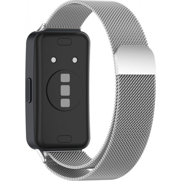 Браслет Rumi Milanese loop для Huawei Band 8, Band 9 Серебристый - фото 3 - id-p212948588