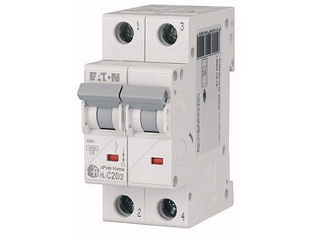 Автоматич. выключатель Eaton HL-C20/2, 2P, 20A, тип C, 4.5кA, 2M