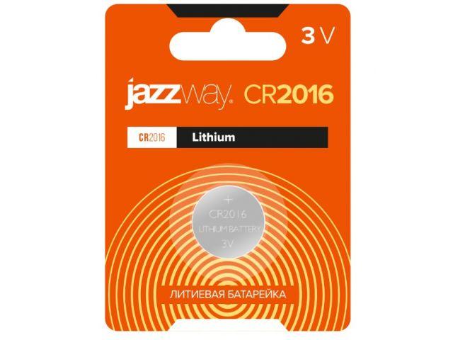 Батарейка CR2016 3V lithium 1шт. JAZZWAY - фото 1 - id-p213121010