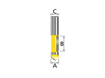 Филенчатая  фреза 8х19х8х32х1Т (MAKITA)