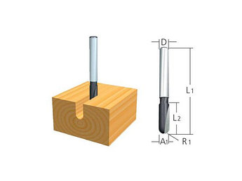 Фреза галт.8х8х8х32х2Т (MAKITA)