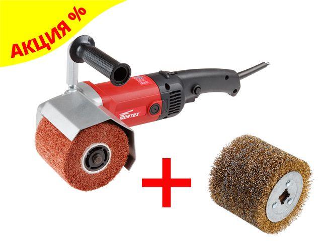 АКЦИЯ! При заказе скидка 13% Щеточная шлифмашина WORTEX WS 1014 S в кор.+АКЦИЯ (скидка на комплект 20%