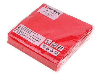 Салфетки бумажные PRO COLOUR, 25 шт., красные, PERFECTO LINEA