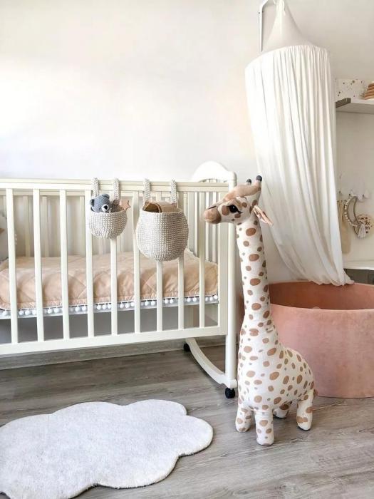 Жираф игрушка мягкая плюшевая развивающая детская большая длинный жирафик подушка обнимашка для детей - фото 3 - id-p213147512
