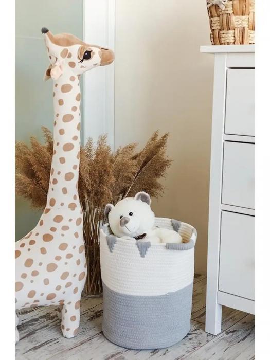 Жираф игрушка мягкая плюшевая развивающая детская большая длинный жирафик подушка обнимашка для детей - фото 6 - id-p213147512