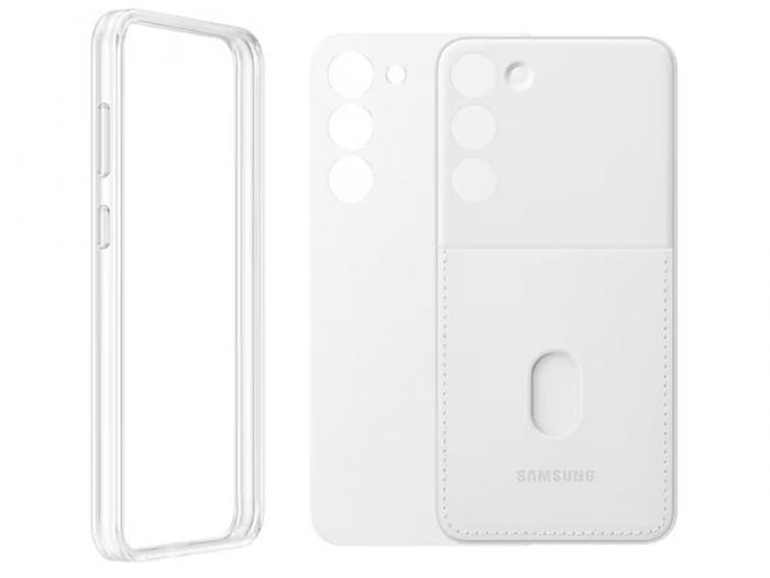 Чехол для Samsung Galaxy S23 Plus Frame White EF-MS916CWEGRU - фото 1 - id-p213147563
