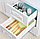 Коврик для холодильника, полок, ящиков 6 шт. / Набор силиконовых противоскользящих ковриков 45х30 см., фото 3