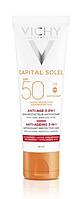 Антивозрастной уход 3 в 1 Vichy Виши Capital Soleil с антиоксидантами SPF 50, 50 мл