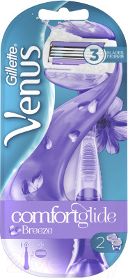 Бритвенный станок Gillette Venus Breeze - фото 1 - id-p213152053